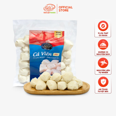 Combo Cá viên 500 gram + Chả cá con hành ớt 500 gram Tâm Lợi, loại cao cấp - Giao nhanh trong 3H