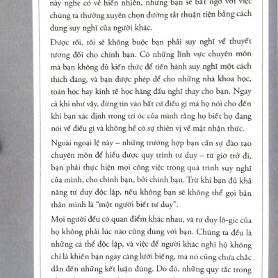 NHỮNG QUY TẮC TƯ DUY