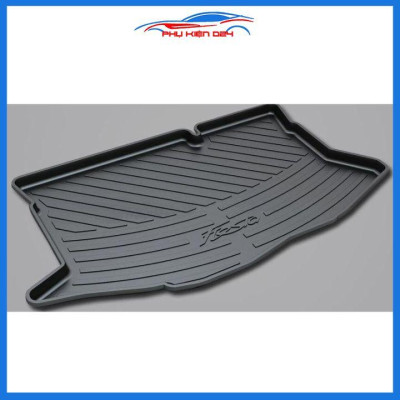 Thảm nhựa lót cốp Ford Fiesta Hatch Back 2016-2017-2018-2019-2020-2021-2022 nhựa dẻo dày dặn đàn hồi tốt