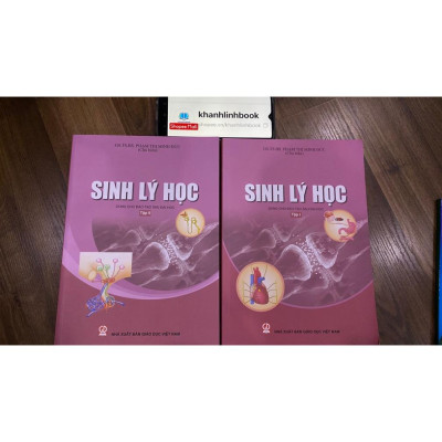 Sách - Combo Sinh Lý Học Tập 1 + Tập 2 - Dùng Cho Đào Tạo Sau Đại Học (DN)