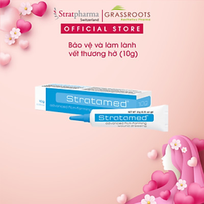 Gel Silicon bảo vệ và làm lành vết thương hở Stratamed 10g