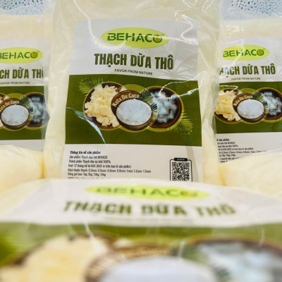 Thạch dừa thô BEHACO 15 ly, túi 1kg
