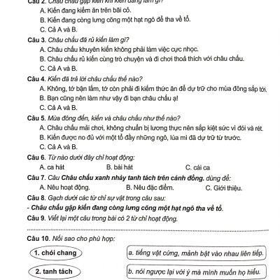 Bộ Đề Kiểm Tra Môn Tiếng Việt Lớp 2 (KN)