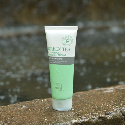 Sữa rửa mặt trà xanh cao cấp Hàn Quốc THE RUCY HYDRO PURE FOAM CLEANSING GREEN TEA 150ml