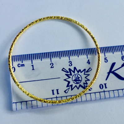 Combo Bộ 7 Vòng Ximen Mạ Vàng 18k, Không Khóa, Cỡ Ni 4,5 ; 5,5 ; 6,5, Chạm khắc tinh tế, Kèm túi đựng chất liệu Nhung Gấm, Phù hợp đeo hoặc làm quà tặng, … (Cam kết không đen, không phai màu)