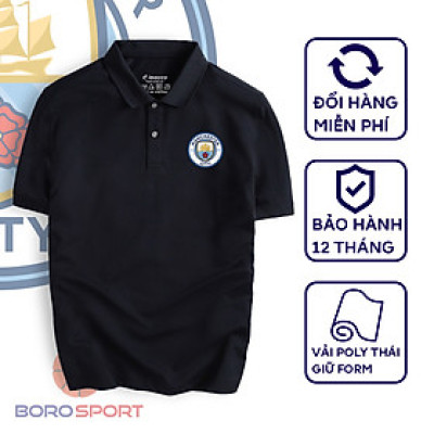 Áo Polo Boro Sport Chất Liệu Vải Poly Thái Giữ Form Thiết Kế Thời Trang Năng Động Manchester City