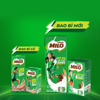 Thùng 48 Hộp Sữa Nestlé MILO Nước (180ml / Hộp)