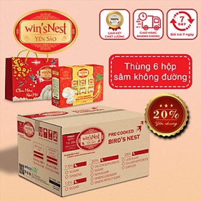 (Thùng 06 hộp) Yến Sào Win