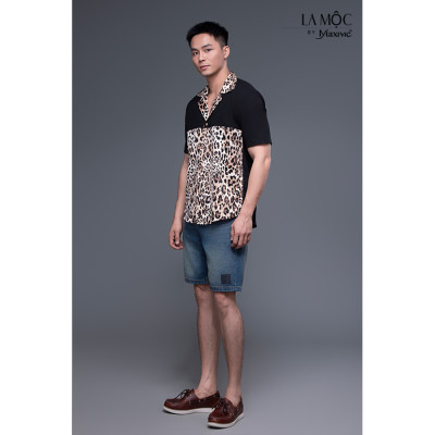 Quần nam jean ngắn xanh đậm