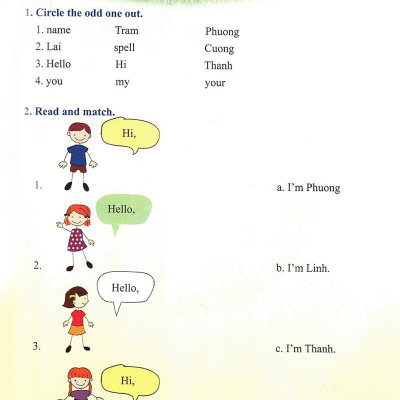 Vở Thực Hành Tiếng Anh Lớp 3