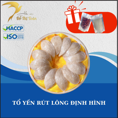 Tổ yến rút lông định hình 100gr - Bổ sung dinh dưỡng hàng ngày - Tốt cho hệ tiêu hóa - Tặng đường táo - Yến sào Đỗ Thị Toán