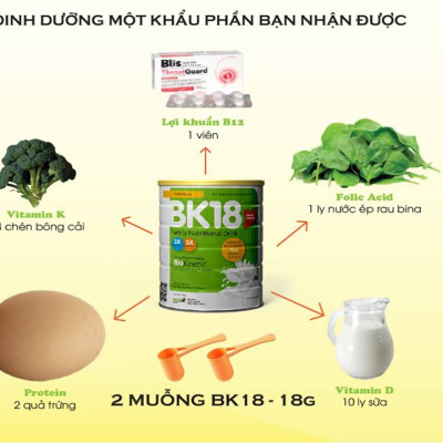 Thực phẩm chức năng Bột dinh dưỡng gia đình  BK18