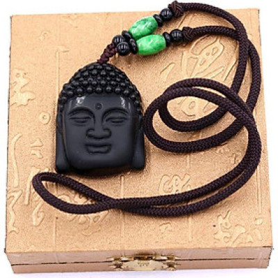 Vòng cổ đầu Phật Như lai DDNLD8 kèm hộp gỗ