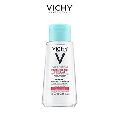 Nước tẩy trang giàu khoáng dành cho da nhạy cảm Vichy Pureté Thermale Micellar Water 100ml