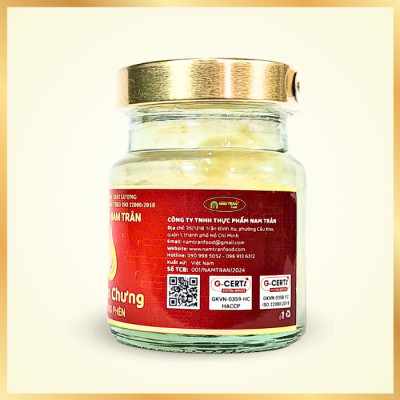 [Set 10 lọ Không hộp] Yến chưng Đường phèn 7 gram Tổ Yến Tươi- Yến Sào Nam Trân. Lọ 70 ml