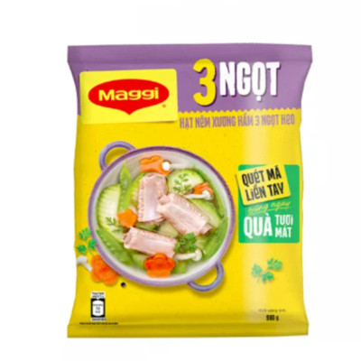 Hạt nêm MAGGI Xương Hầm 3 ngọt Heo gói 900g