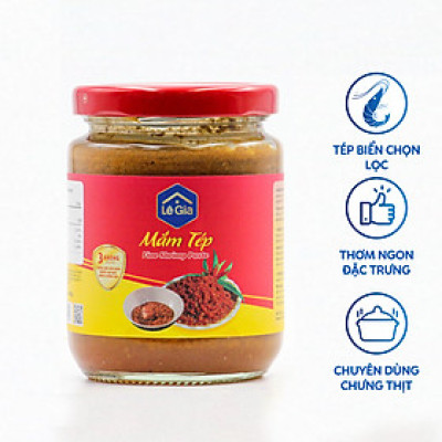Mắm tép Lê Gia - hũ thủy tinh 280g