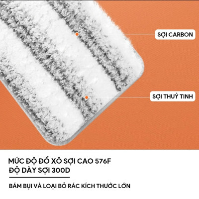  Miếng Bông Lau Sợi Thủy Tinh Goso Plus 33x12cm Bông Lau Sợi Thủy Tinh Tự Vắt Plus size L