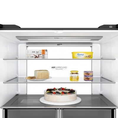 Tủ Lạnh Aqua AQR-M727XA(GS)U1 660L Inverter - Hàng Chính Hãng (Chỉ giao HCM)