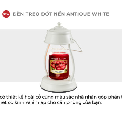 Đèn treo đốt nến Antique White