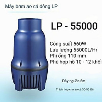 Máy bơm nước hồ cá Koi Jebao LP55000 560W 55000L/Hr cao cấp