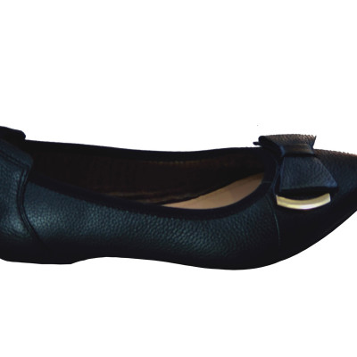 Giày Nữ Búp Bê Đế Bệt TiTi ĐÔ Da Bò Thật Thời Trang Cao Cấp 2cm BBN2023