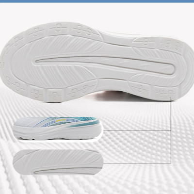 Giày thể thao nữ, giày chạy bộ đế êm nhẹ, thoáng khí đế cao su đúc, chống trơn trượt hạn chế mòn  – GNU2091