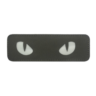 Patch_velcro mắt mèo dạ quang_chiến thuật_dã ngoại
