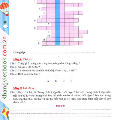 Em Muốn Thành Trạng Nguyên Nhỏ Tuổi (Lớp 4)