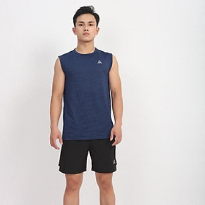 Áo Tanktop - Ba Lỗ thể thao nam AM TTM211 lưới, vân dập Sport1