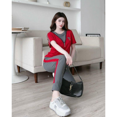 Sét bộ đồ nữ trẻ trung cao cấp mẫu mới đẹp bao chất, bộ đồ thể thao đi chơi mặc ơ nhà xinh xắn