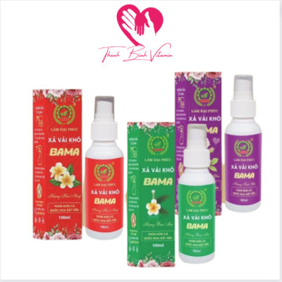 Xịt Thơm Quần Áo - Nước Xả Vải Khô Lâm Đại Phúc Lưu Hương Bền Lâu Chai 100ml