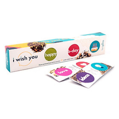 Combo 10 gói trà nhiều vị, I Wish You - Trà Teapins (10 gói x 5g)