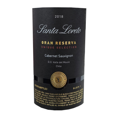 Rượu vang Santa Loreto Gran Reserva Cabernet Sauvignon