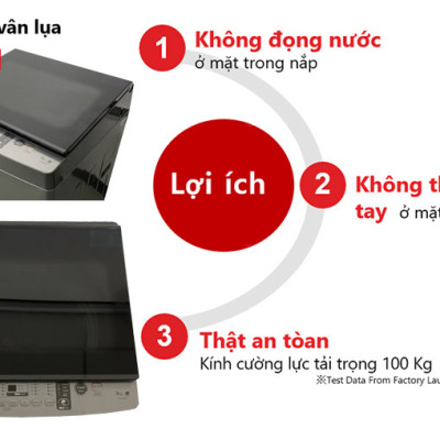 Máy giặt Toshiba Inverter 12 Kg AW-DUK1300KV(SG) - Hàng chính hãng (chỉ giao HCM)