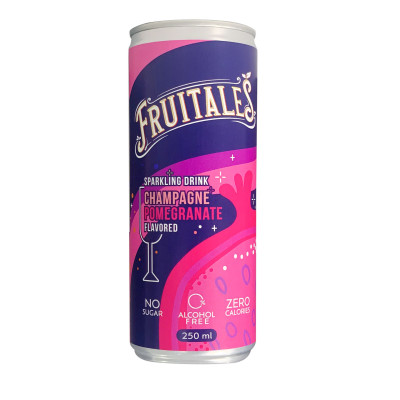 [Fruitales] Combo 3 lon Mocktail 3 vị mới: không đường, không cồn, không calo - Rum Dừa & Dứa, Champagne lựu đỏ, Soju Mận & Yogurt