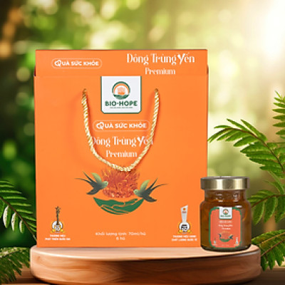 Combo 6 Hũ Đông Trùng Yến Premium Nguyên Chất BIO HOPE, Kết Hợp Giữa Đông Trùng Hạ Thảo Và Yến Sào Nguyên Chất