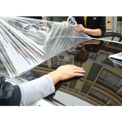 Decal đen siêu bóng dán nóc xe oto chống nóng cách nhiệt chuyên dụng khổ 1m52 tạo hiệu ứng giả cửa sổ trời - Hàng nhập