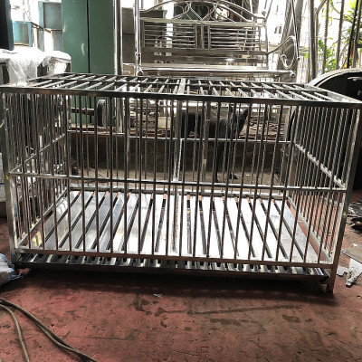 Chuồng chó Inox Juno Sofa KT (80 x 1,2m x 90cm) Không có mái che 