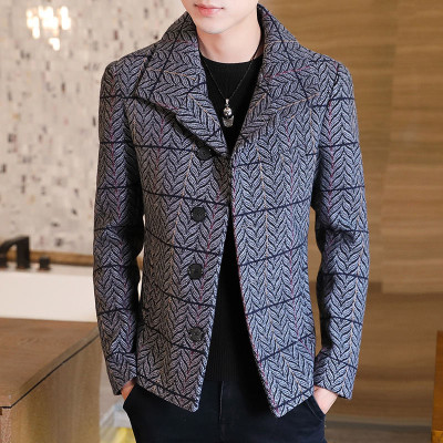 Áo khoác dạ nam trẻ trung dáng ngắn mới NAD106