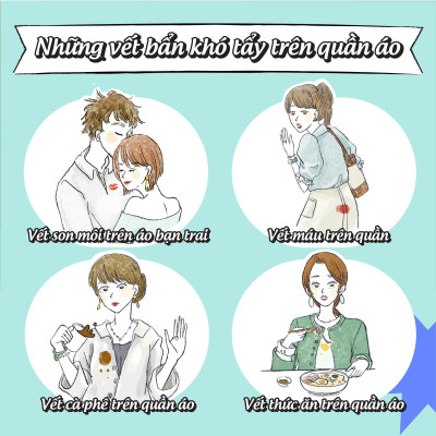 Chất tẩy vết bẩn quần áo Mao Bao 30g