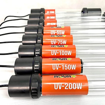 Đèn UV AQUA+ SUV 20-200W Diệt Tảo Khuẩn Hồ Cá, Nước Thải, Sinh Hoạt Tự Chìm
