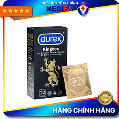 Bao cao su Durex Kingtex 12 bao / hộp - Ôm sát vừa vặn đặc biệt