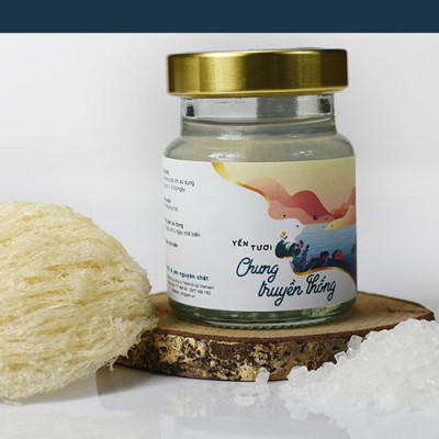 Yến Sào Nàng Yến | Set Tứ Quý 4 hũ*70ml vị truyền thống, 100% Nguyên Chất Yến Chưng Thượng Hạng, Bộ Quà Tặng Chăm Sóc Sức Khỏe