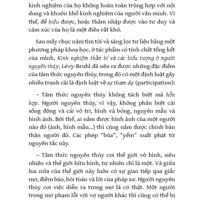 Kinh Nghiệm Thần Bí Và Biểu Tượng Ở Người Nguyên Thủy (Tb)