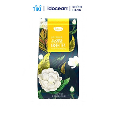 Trà Xanh Hoa Nhài Thượng Hạng (Premium Jasmine Green Tea) - LÚAVE - 600g