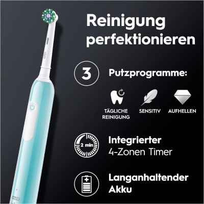 Bàn chải đánh răng điện Braun Oral-B Pro Series 1 màu xanh Hàng chính hãng