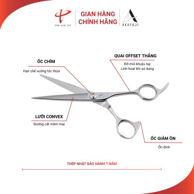 Kéo cắt tóc VIKO CA-602 (size 6.0 inches)