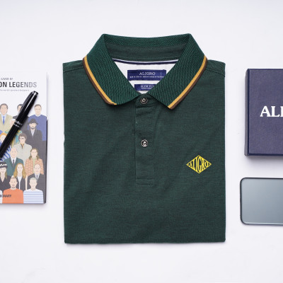 Áo phông cộc tay có cổ mã ALGPLO54