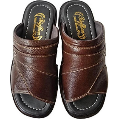 Dép Nam BIGGBEN Da Bò Thật Cao Cấp DN170